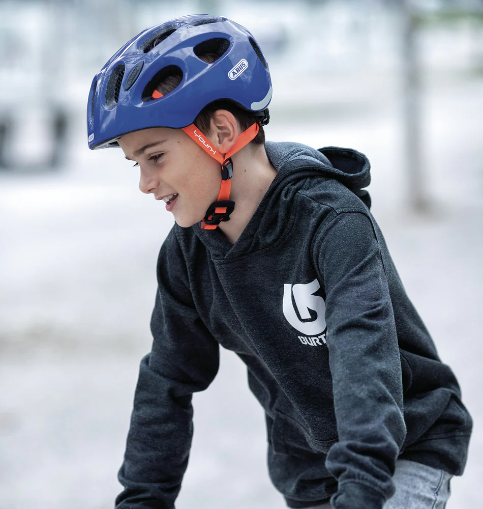 Abus Youn-I Sparkling Blue mit LED Rücklicht - Image 4