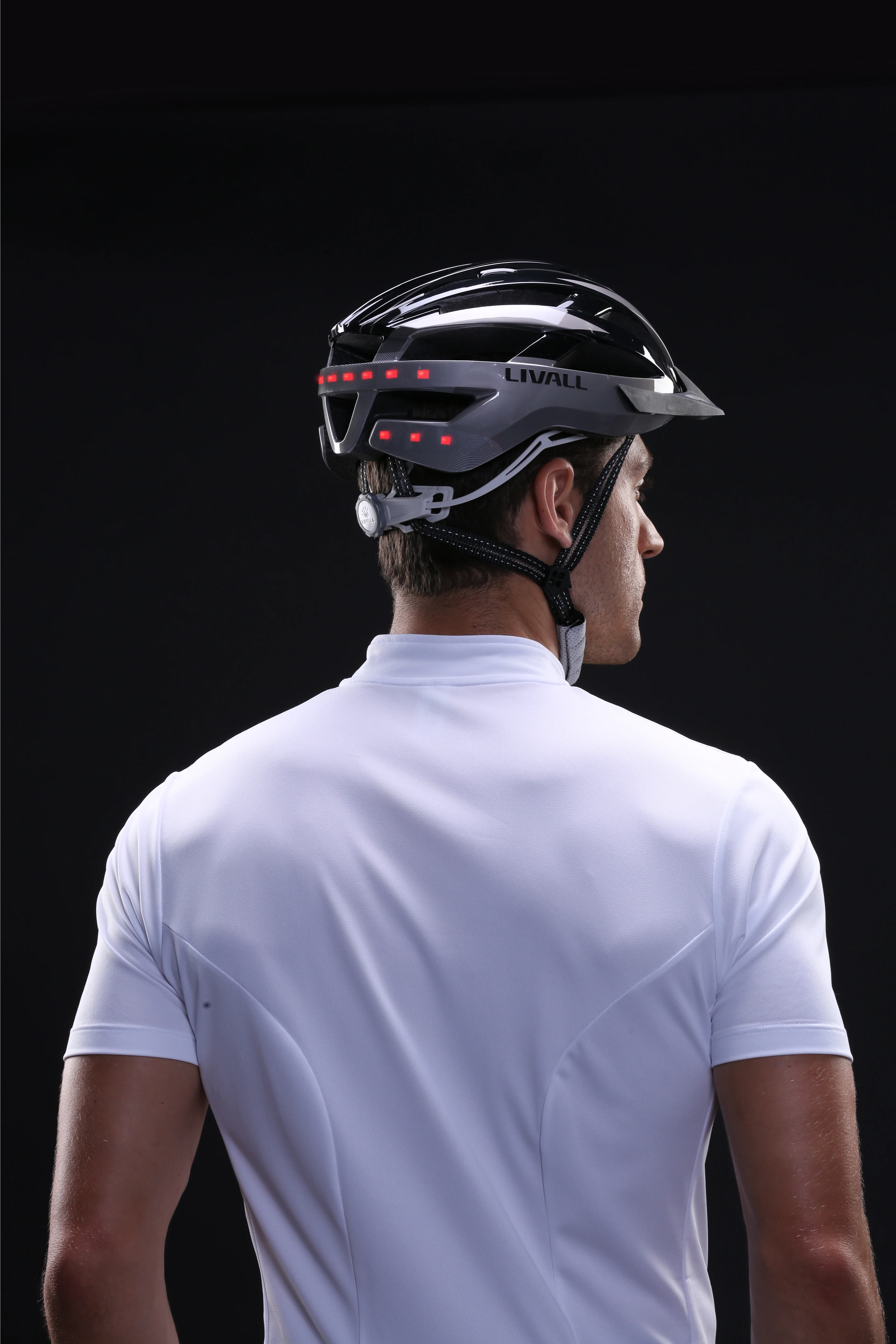 Livall MT1 Neo Silver Black Bluetooth Led - Image 5